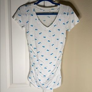 Flirty fun v neck Tee
